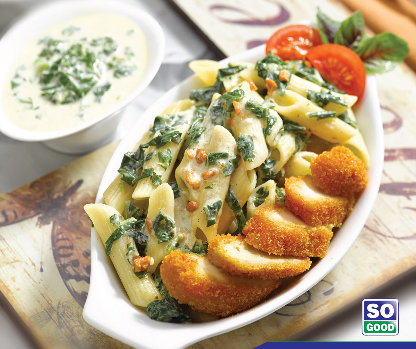 Image Chicken Katsu Penne With So Good