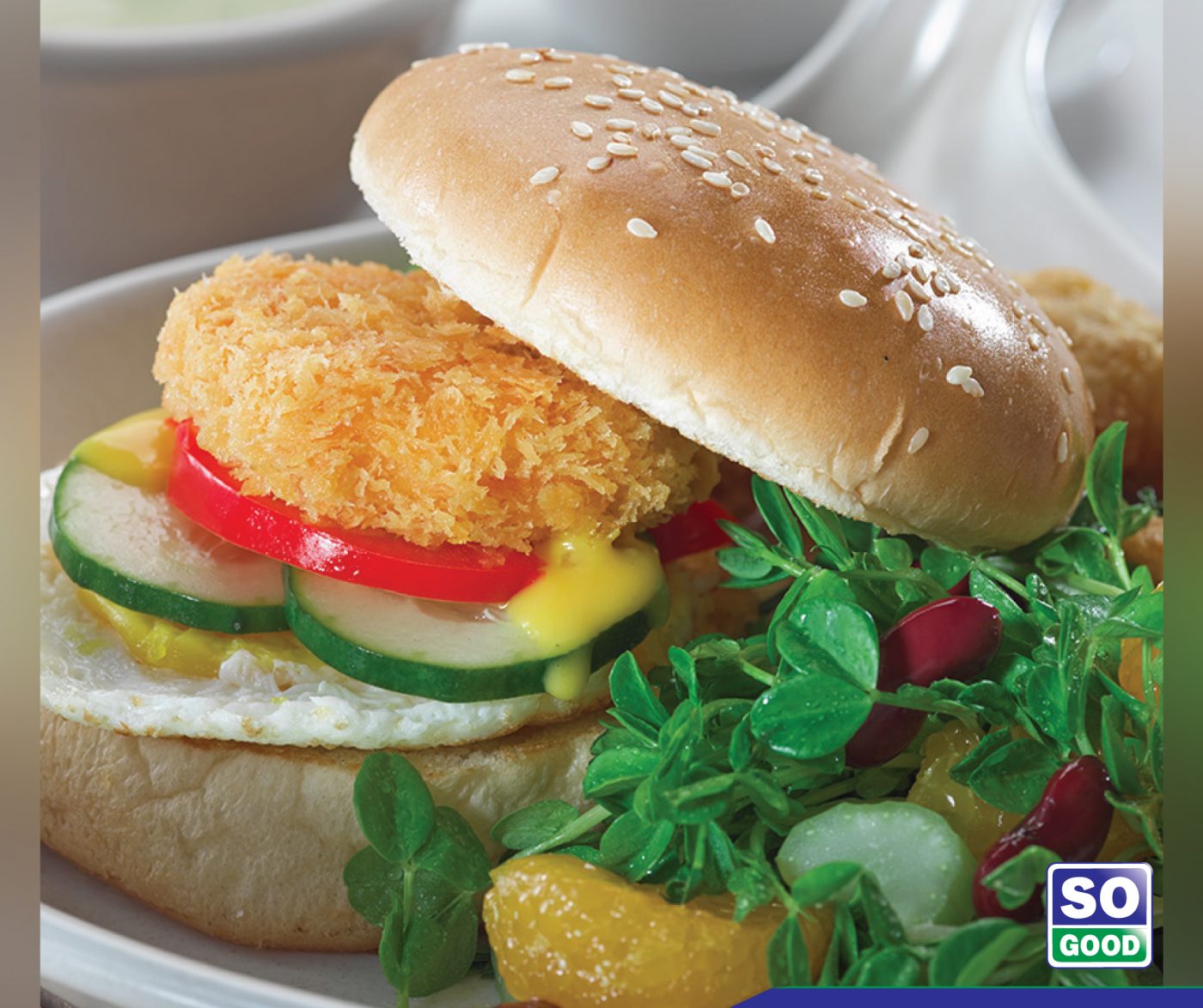 Image Ebi Katsu Burger With So Good Ebi Katsu