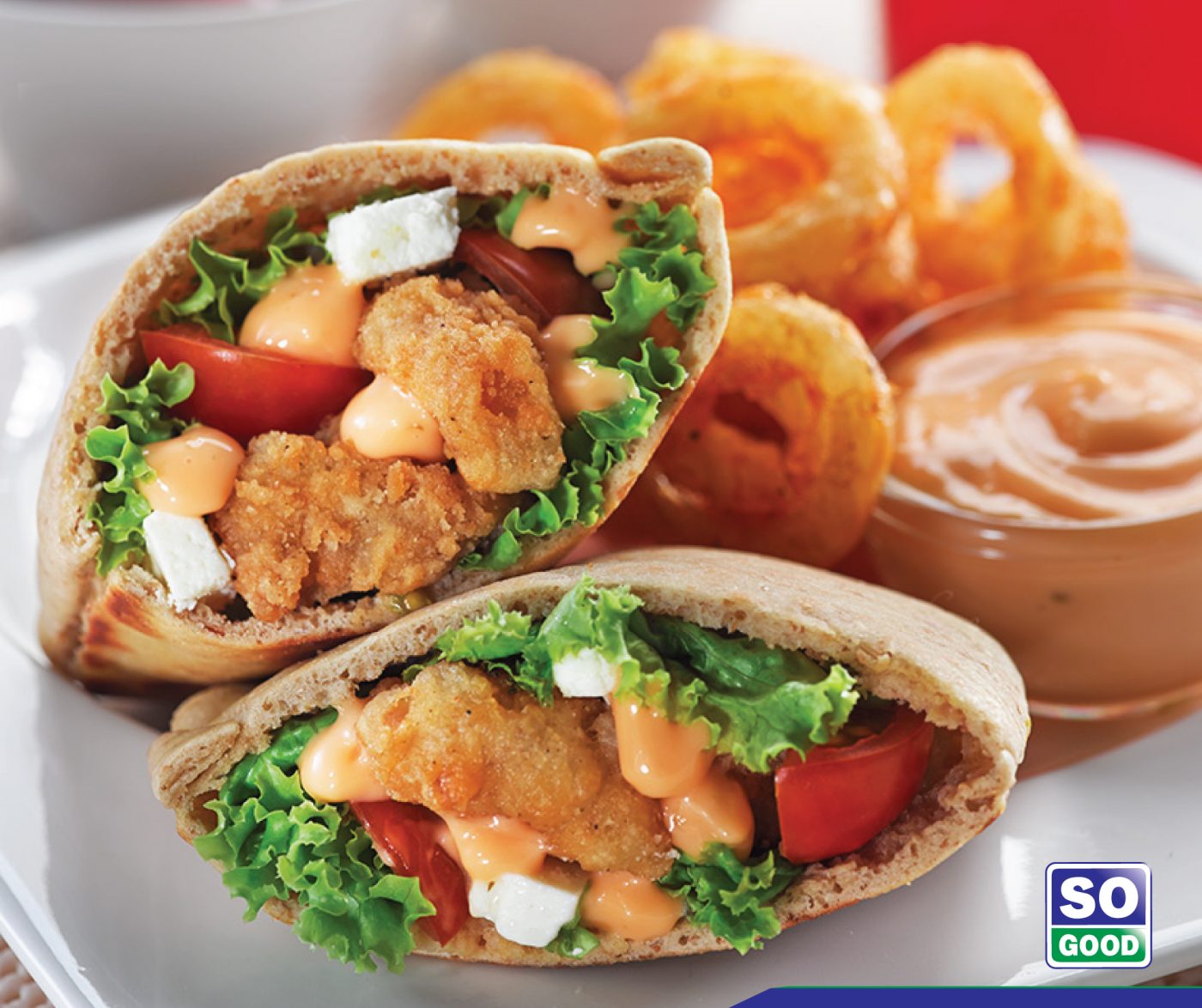 Image Karaage Pita Pockets With So Good Chicken Karaage