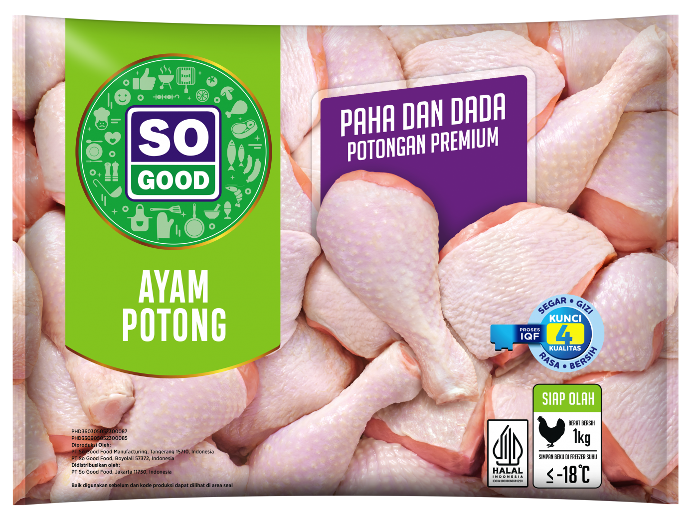 Image Ayam Potong Paha & Dada 1 kg 