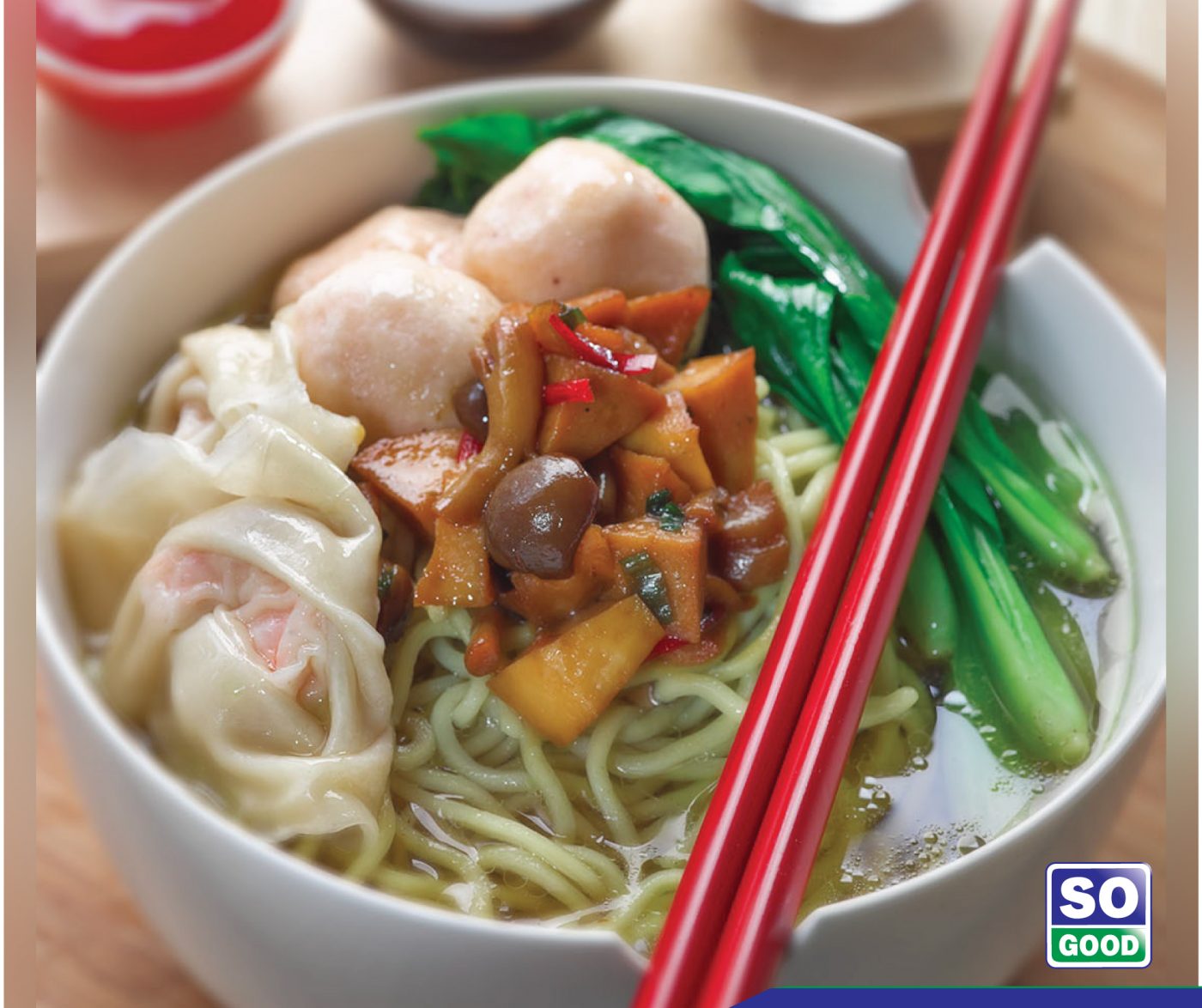 Image Mie Ayam Pangsit With So Good Bakso Udang