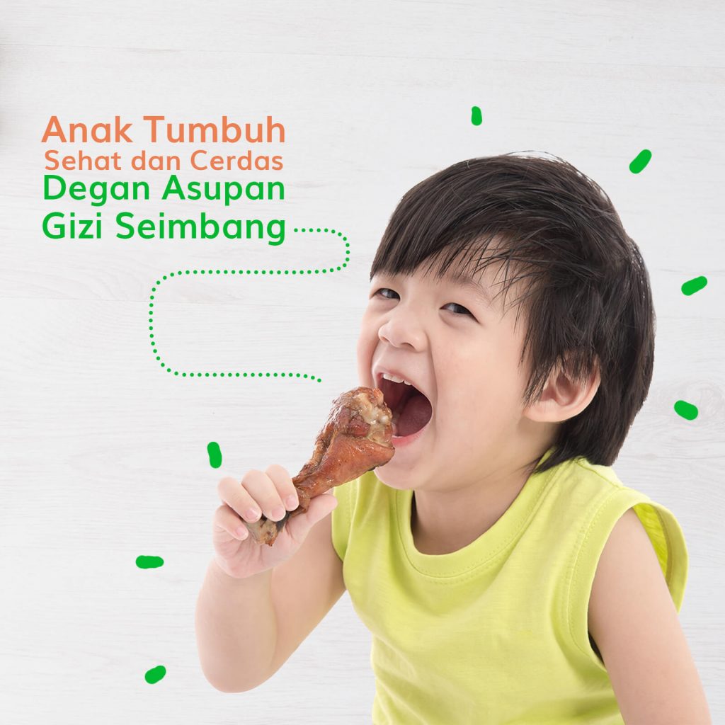 Image ANAK TUMBUH SEHAT DAN CERDAS DENGAN ASUPAN GIZI SEIMBANG
