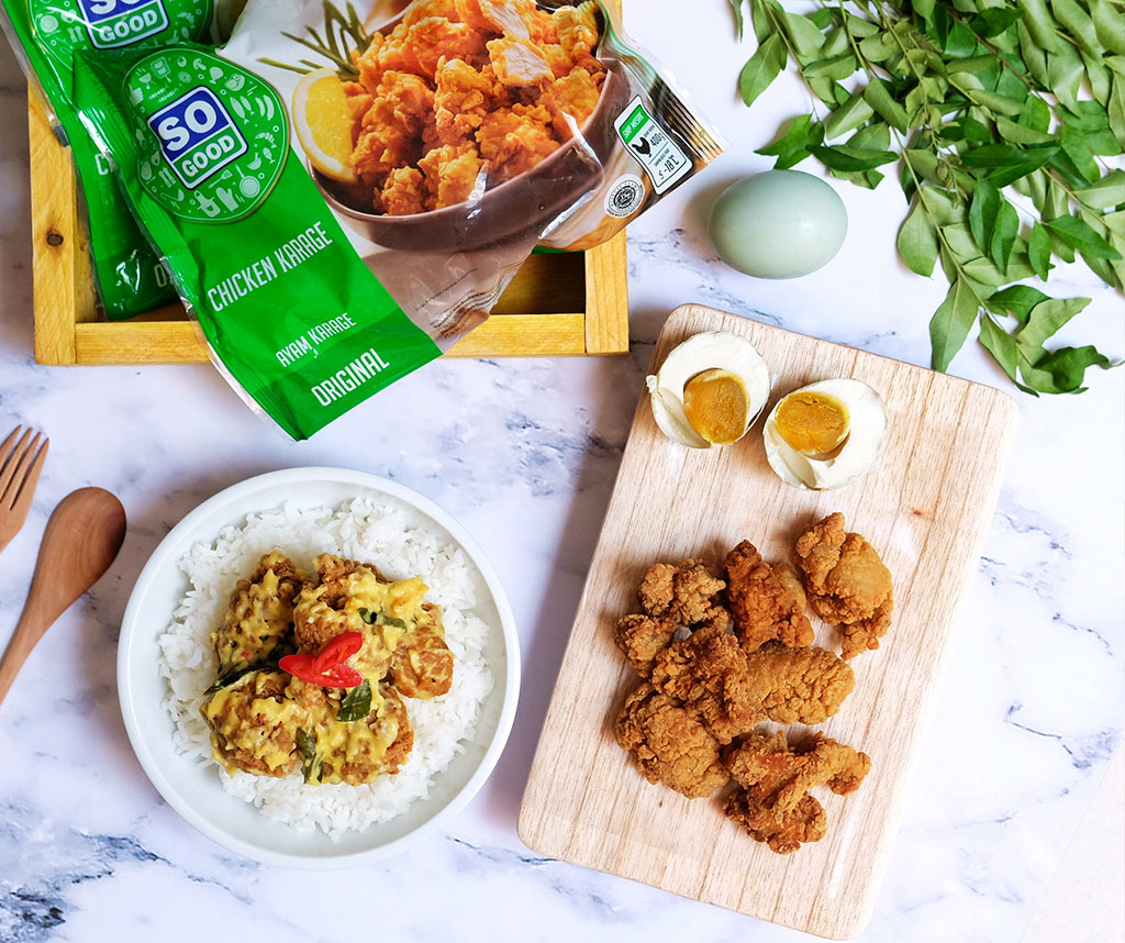 Image Chicken Karaage Saus Telur Asin