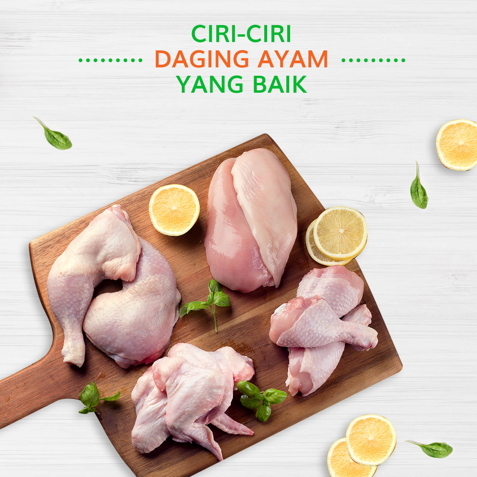 Image CIRI-CIRI DAGING AYAM YANG BAIK