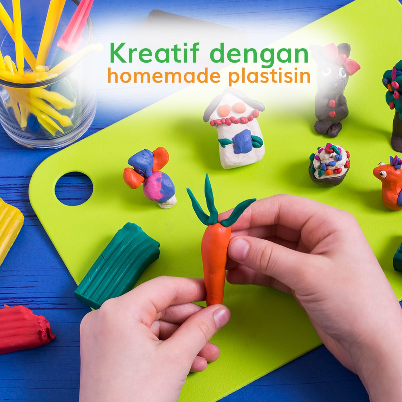 Image KREATIF DENGAN HOME MADE PLASTISIN