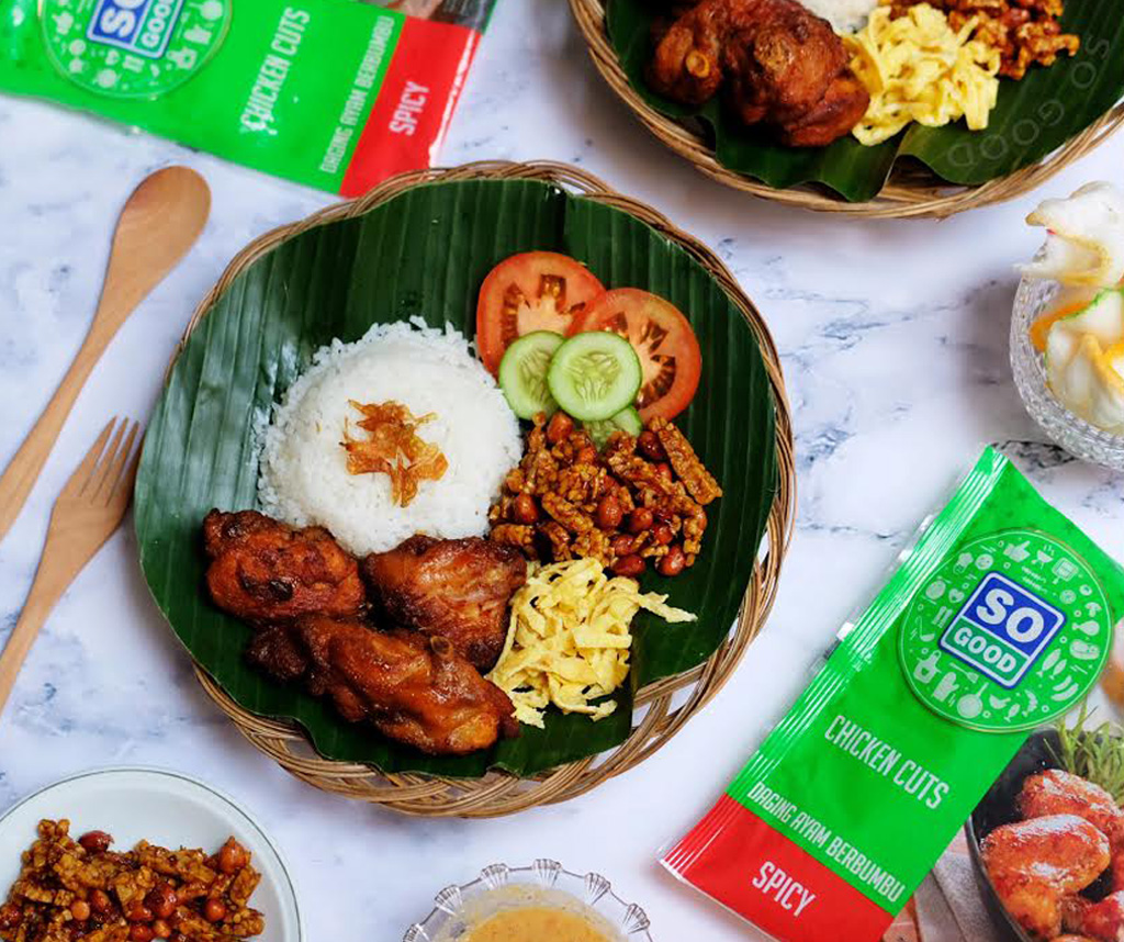 Image Nasi Uduk dengan Ayam Goreng