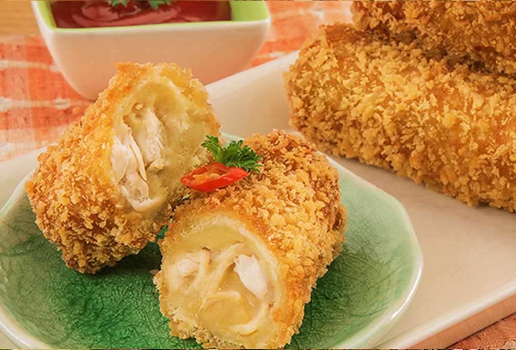 Image Roti Gulung Ayam Keju