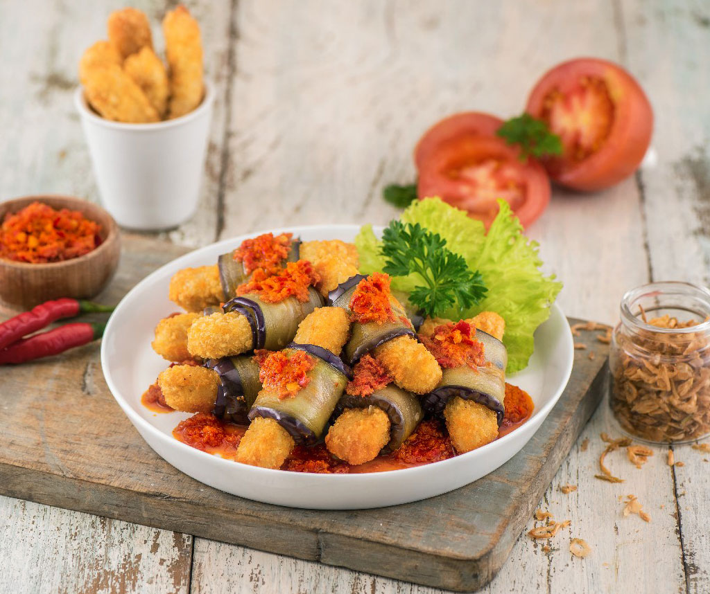 Image Stick Gulung Terong Balado