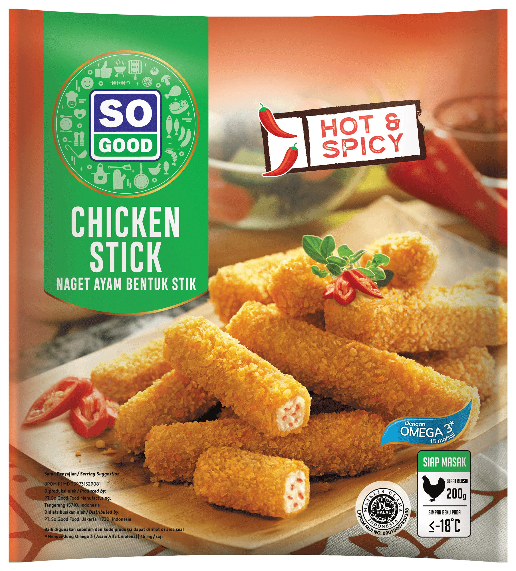 Image Chicken Stick Hot & Spicy 