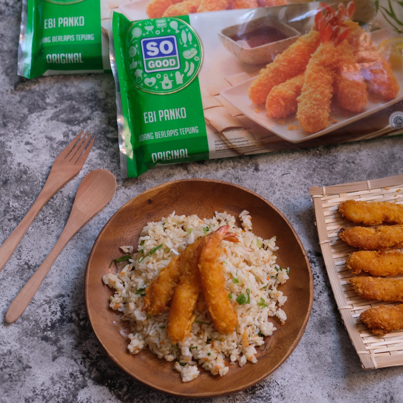 Image Garlic Butter Rice with Ebi Panko