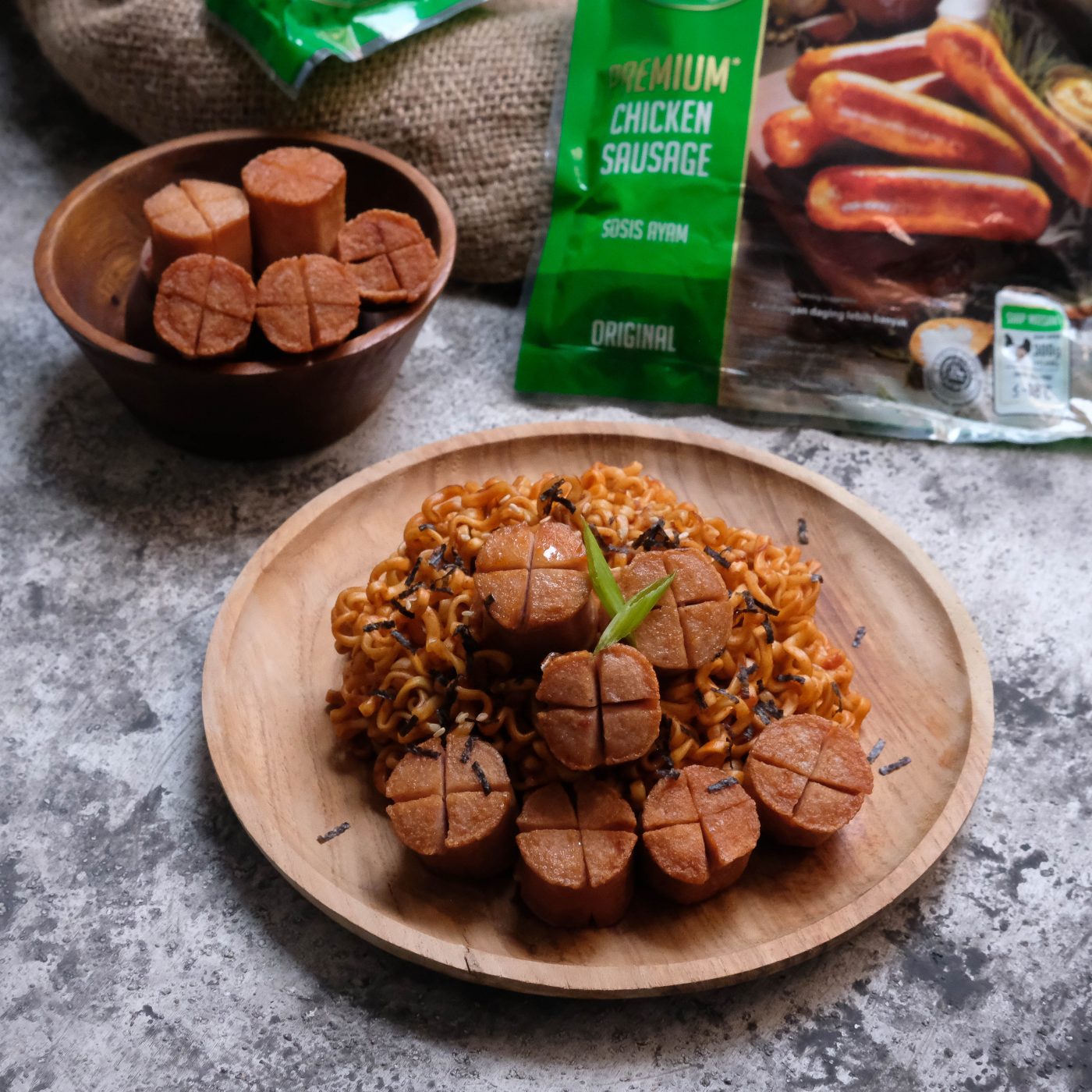 Image Spicy Noodle with Premium Sausage Original