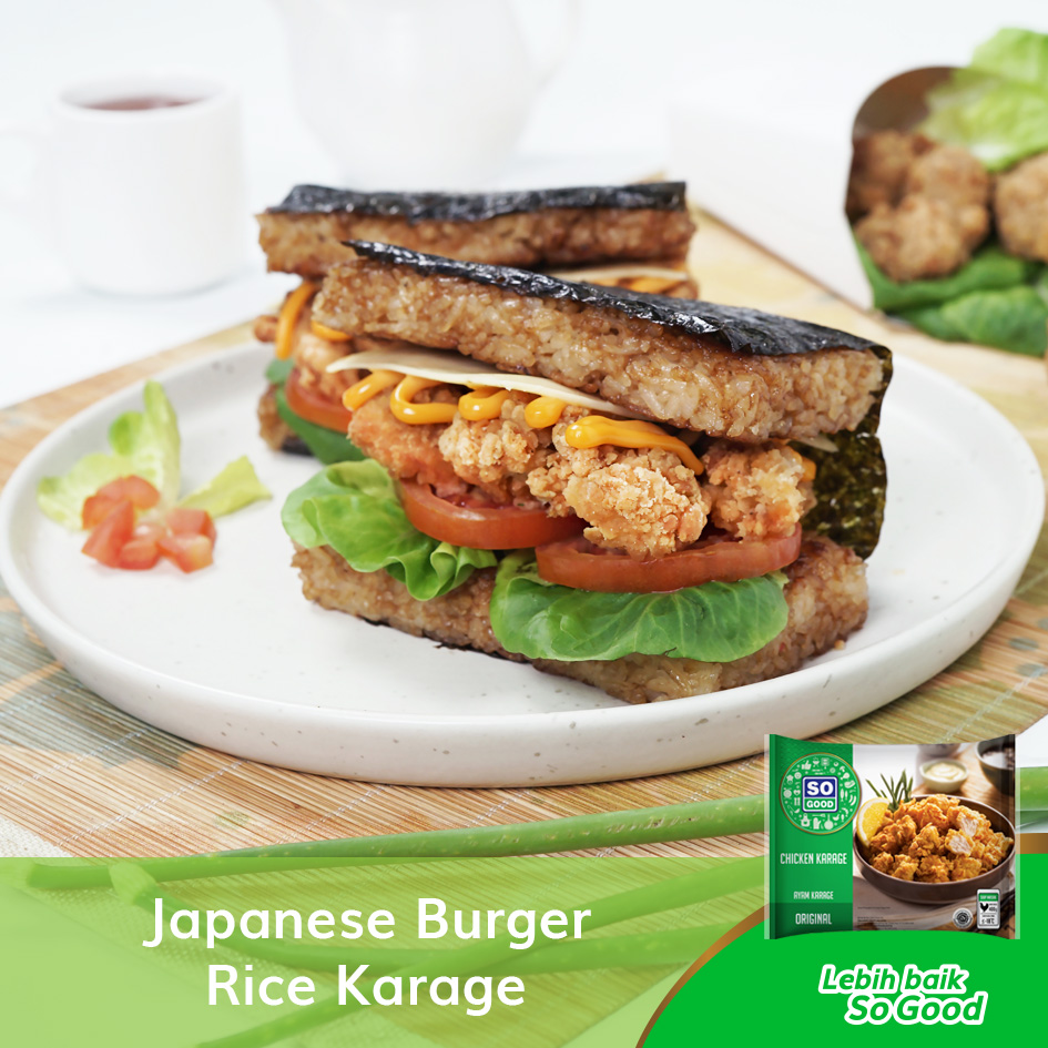 Image JAPANESE BURGER RICE KARAGE