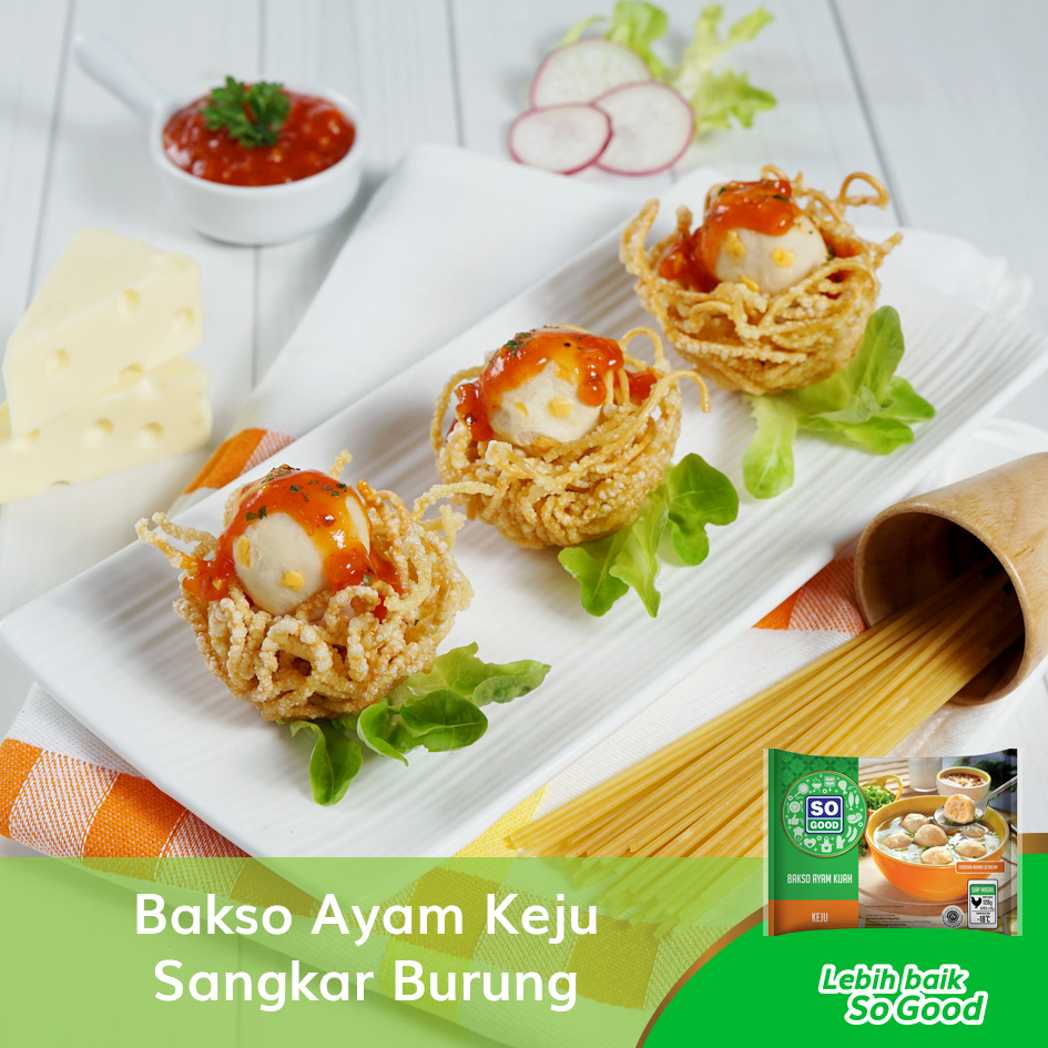 Image Bakso Ayam Keju Sangkar Burung