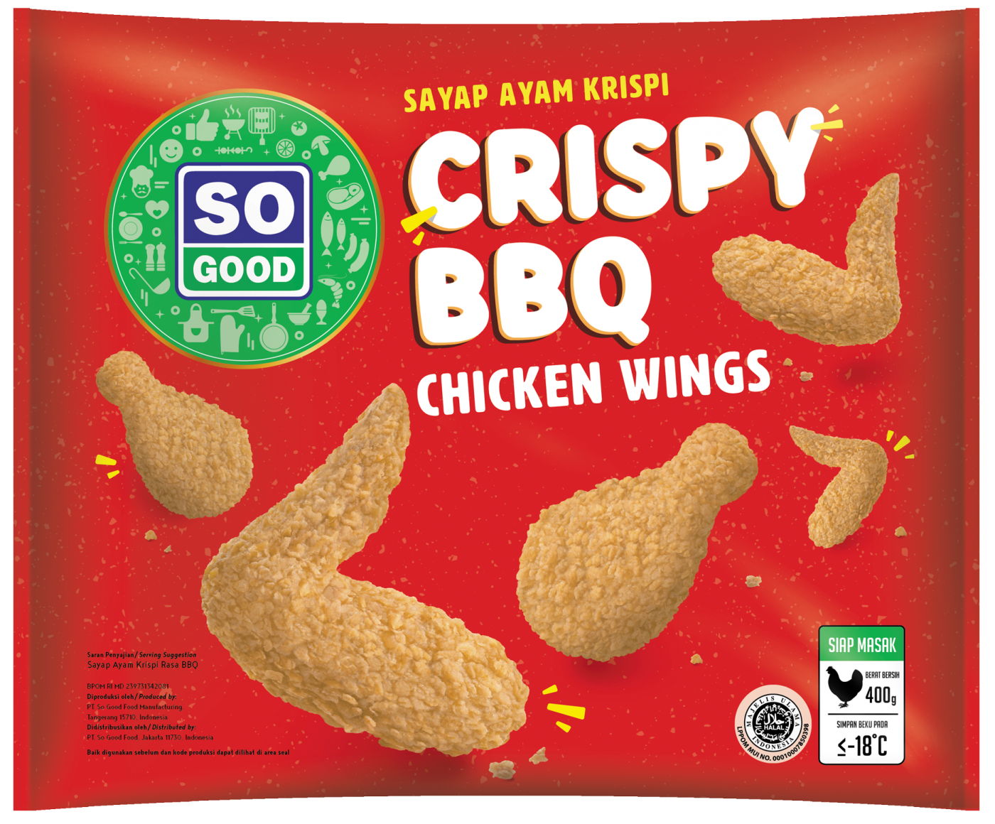 Image Crispy BBQ Chicken Wings 
