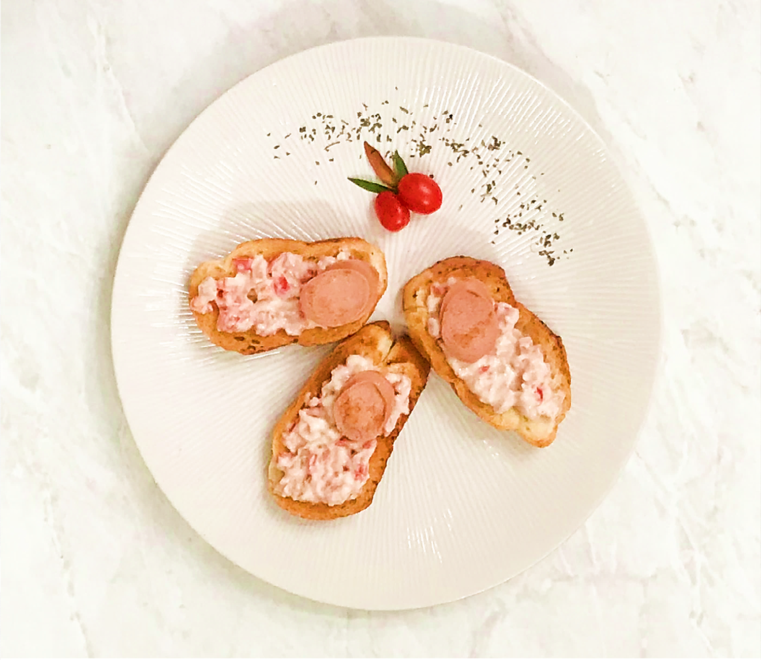 Image Bruschetta Tomato Sausage (BTS)
