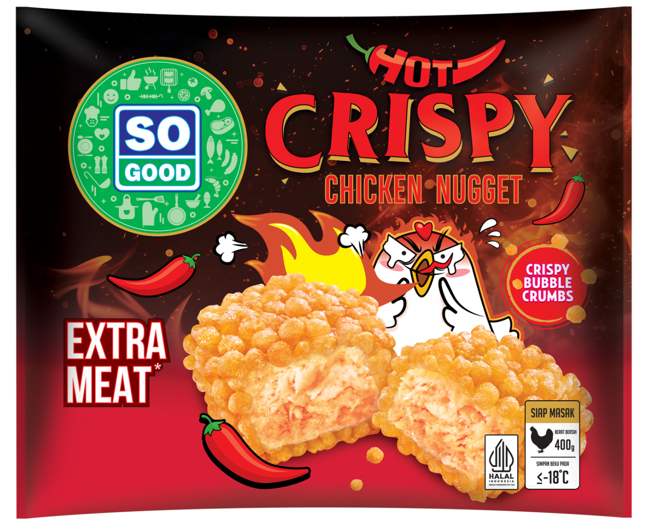 Image Hot Crispy Chicken Nugget